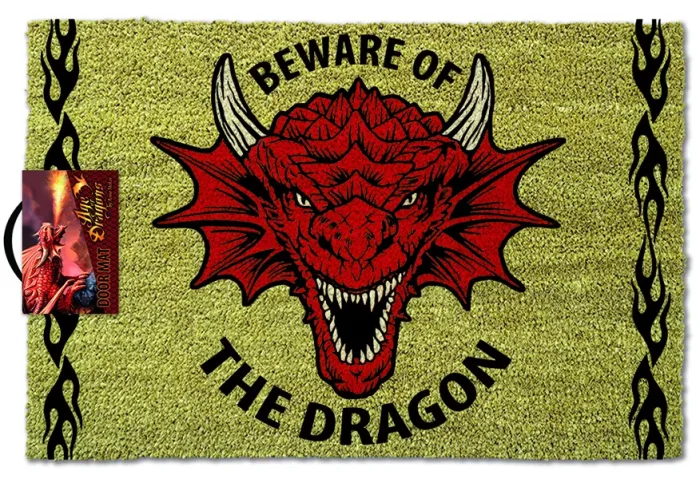 ANNE STOKES - BEWARE OF THE DRAGON (DOORMAT)
