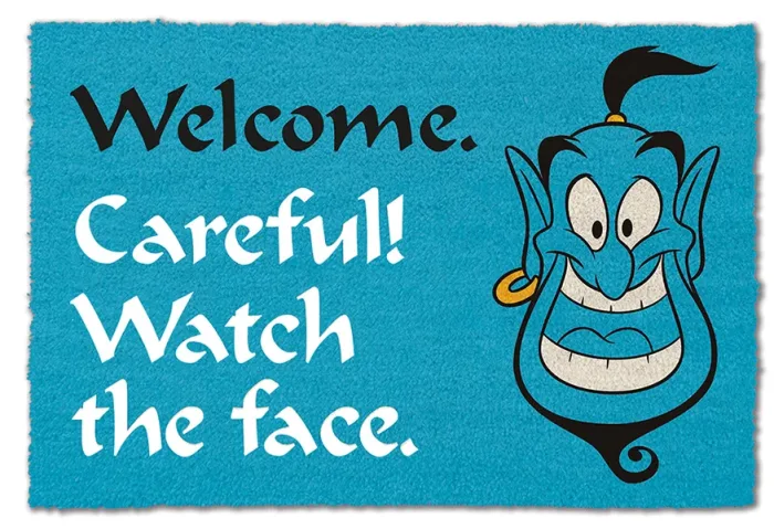 ALADDIN - WATCH THE FACE (DOOR MAT)