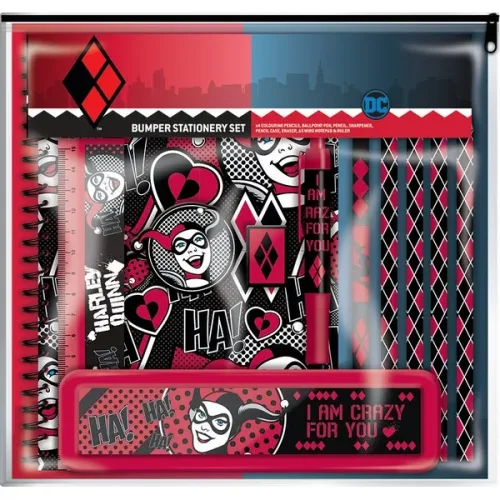 HARLEY QUINN (I AM CRAZY FOR YOU) RETRO BUMPER